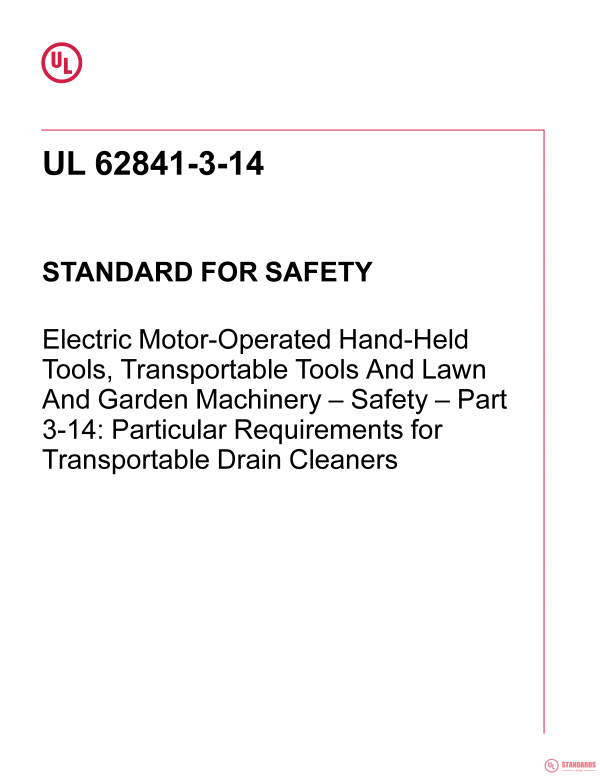 UL 62841-3-14 PDF UL 62841-3-14 PDF